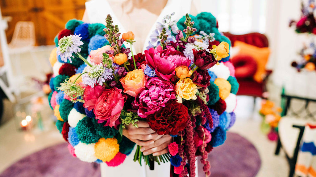 Colour me perfect - Pom Pom styled photo shoot