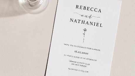 Black And White Invitations