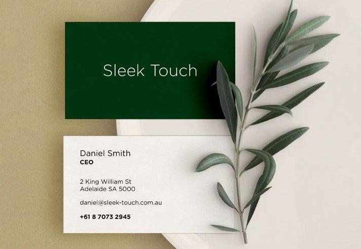 Sleek Touch Business Cards