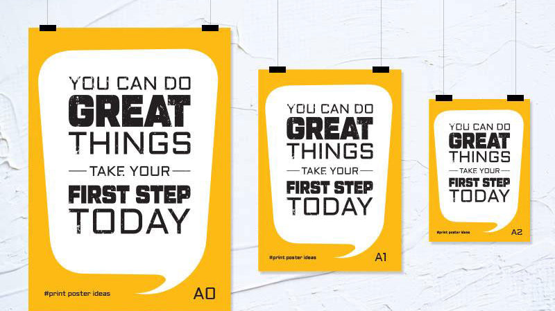 Posters are an excellent way to reach new customers