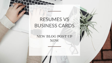 Resumes Vs Business Cards