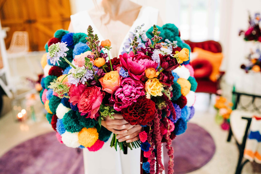 Colour me perfect - Pom Pom styled photo shoot