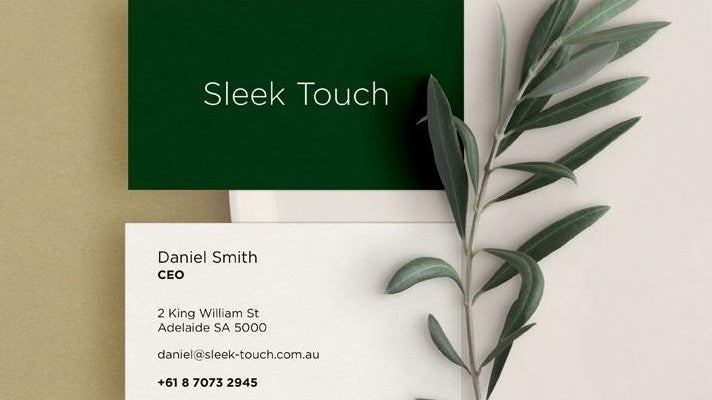 Sleek Touch Business Cards